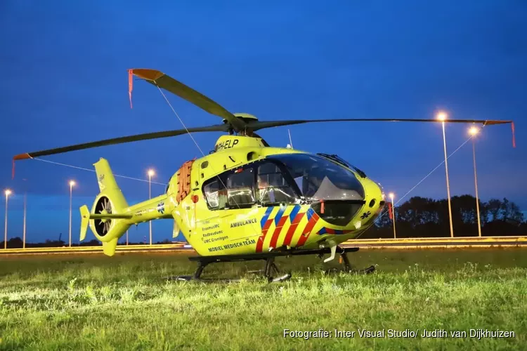 Traumaheli defect na rendez-vous in Muiden