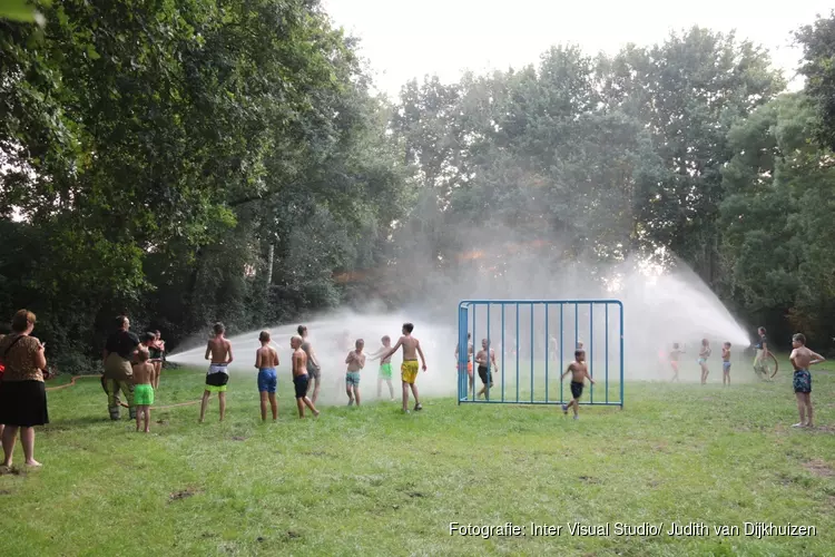 Brandweer Naarden zorgt voor waterfestijn