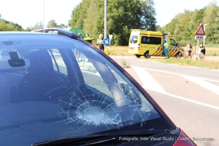 Fietser geschept in Blaricum