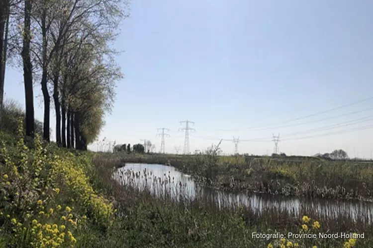 Werkzaamheden in Waterlandtak-West (natuurproject Diemerscheg) nabij Muiden